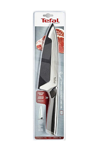 TEFAL ENZH ONLİNE MARİN Comfort 20 Cm Şef Bıçağı, Siyah, Paslanmaz Çelik
