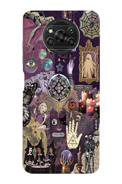 moonset Poco X3 / X3 Pro Uyumlu Baskılı Yumuşak Silikon Şeffaf Telefon Kılıfı