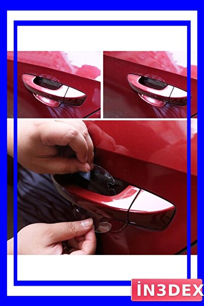 İN3DEX Car Door Handle Anti-Scratch Film Set of 4