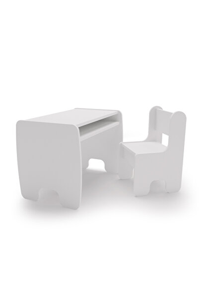 Other Children's table + chair set - white