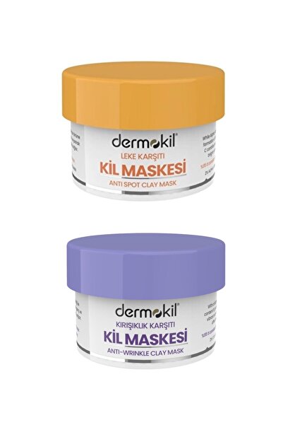 Dermokil Anti-Blemish and Anti-Wrinkle Clay Mask 2X50 ml