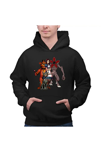 OEM Men's Hoodie Alice Fnaf Stranger Things Horror Madness