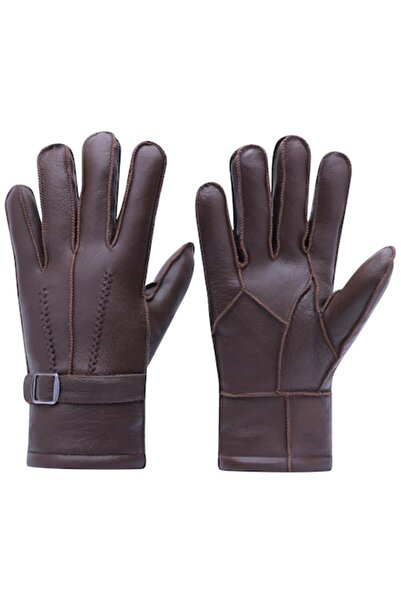Harssidanzar Men's Leather Gloves