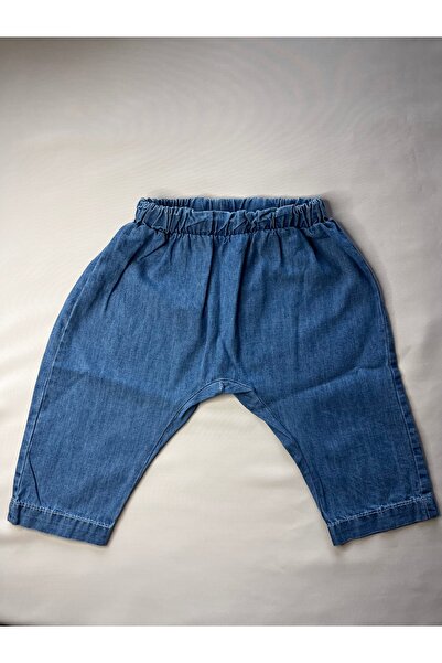 MOJOMIX 0-6 Ay Bebek Yumuşak İnce Kot Pantalon