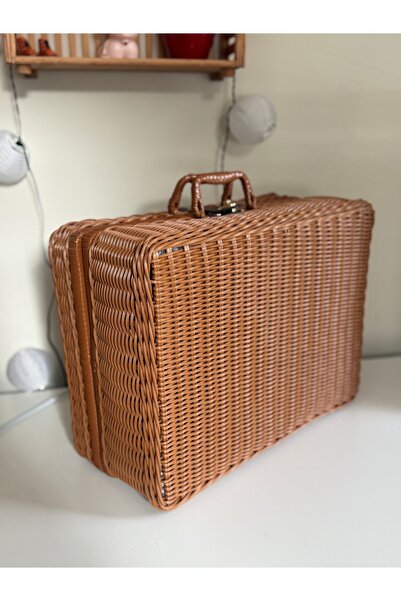 DESİGN Plastik rattan valiz