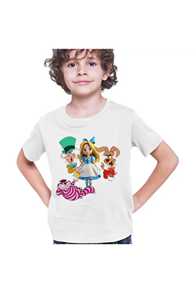 OEM Tricou Copii Baieti Alice Tara Minunilor Mad Hatter March Hare