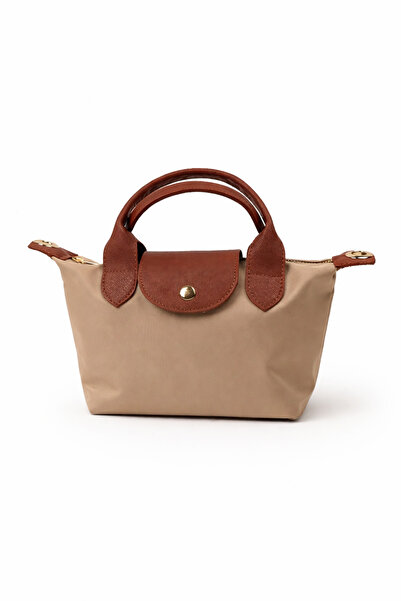 ICONE BAG Parachute Fabric Faux Detailed and Long Handle Women's Shoulder Bag...