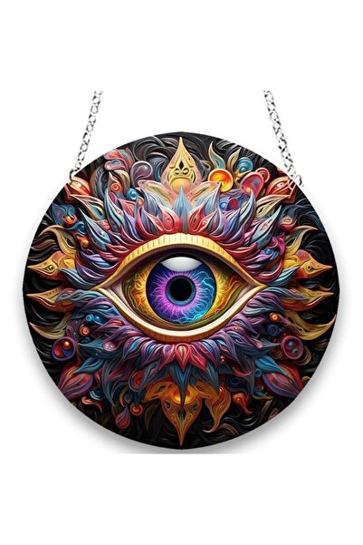 Other Decorațiune decorativă VITRALIU DUBLU-FACETĂ Suspendat ACASĂ Acrilic OC...