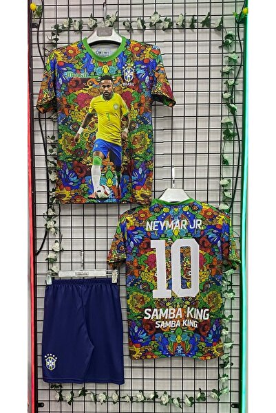 Renklerin Tutkusu Neymar Çocuk Forması Alt Üst Takım