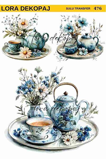 Lora Dekopaj Sulu Transfer Kağıdı - 476 25x35 cm