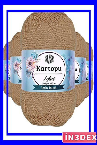 İN3DEX 5-Piece Knitting Yarn Set for Knitting Bikinis and Blouses