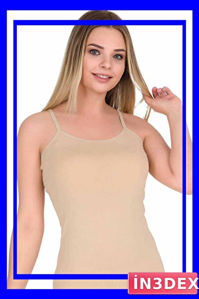İN3DEX Cotton Lycra Strap Women's Tank Top