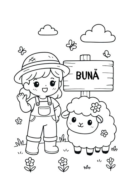 Cotomag Aventuri La Ferma - Carte De Colorat Cu Animale Harnicute Si Vesele / Activitati Educative Copii