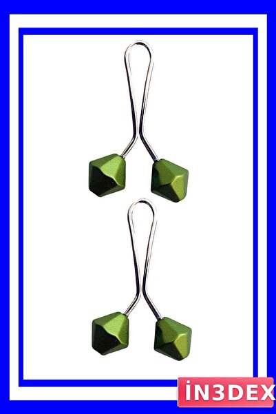 İN3DEX مجموعة مشابك تثبيت للحجاب والشالات 2 قطعة