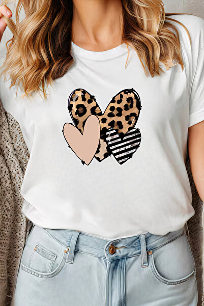 Sarah's Boutique Women's T-shirt – 100% cotton – "Love Hearts"