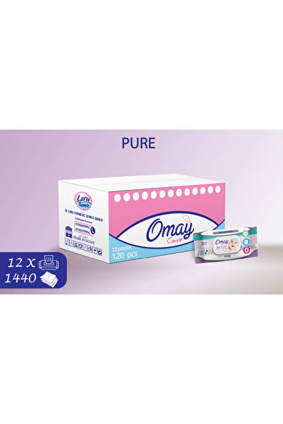 Prime مناديل أوميه النقية، 120 منديل × 12