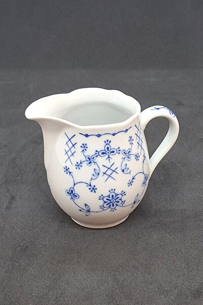 Seltmann- Weiden Bavaria Kalk Signature Indigo Blue Porcelain Mini Milk Jug 1...