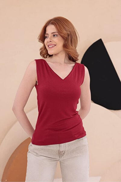 bb butik basic Front Back V-Neck Body Hkn34