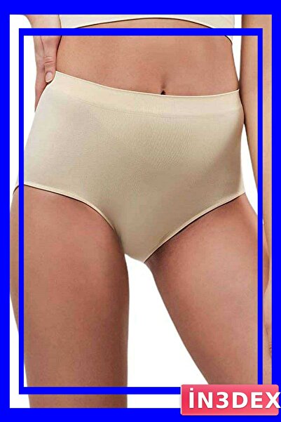 İN3DEX سراويل داخلية نسائية عالية الخصر بدون خياطة ولا تترك أثراً