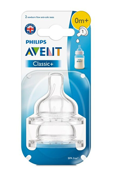Philips Avent BPA Free Classic Nipple, 2 Pack - SCF631/27
