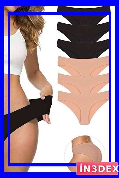 İN3DEX Seamless Flexible Panties 6-Pack Laser Cut