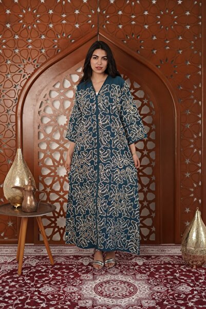 AFandina Fully embroidered women's jalabiya – your choice for refined taste S...