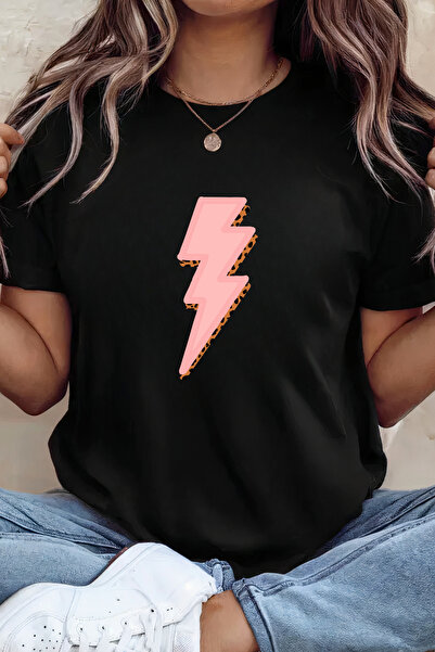 Sarah's Boutique Women's T-shirt – 100% cotton – "Pink Thunder"