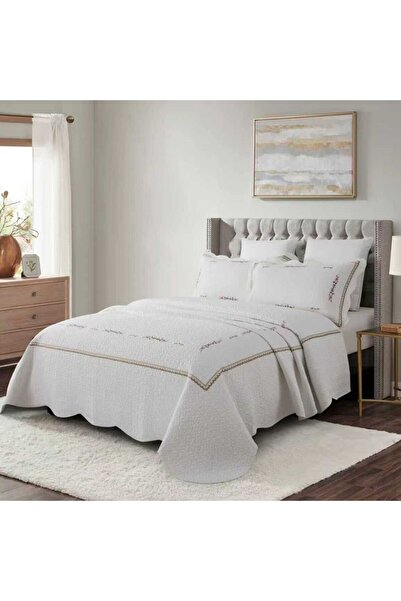Orange Bed & Bath Farm House | 100% Cotton Double Bedspread (3 Pieces)