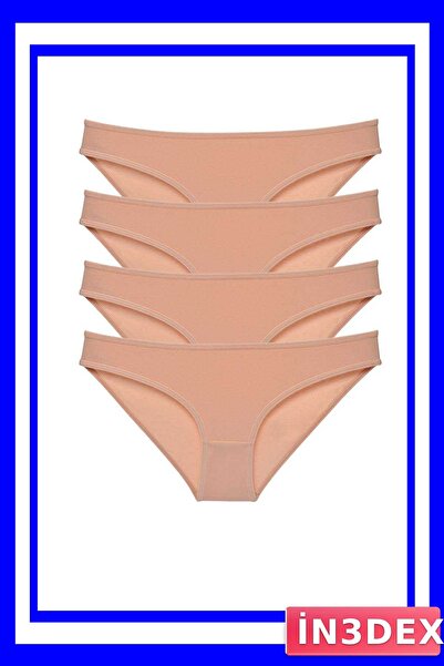 İN3DEX 4-Piece Lycra Women's Slip Panties Set Economic Package