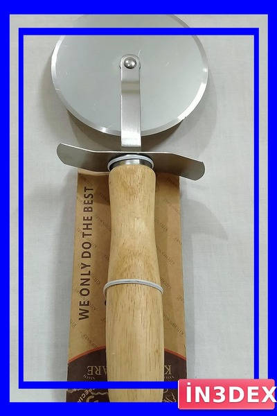 İN3DEX Wooden Pizza Cutting Tool