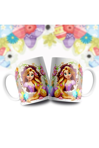 Velorina Princess Porcelain Mug – Colorful Character Print, Coffee/Tea Cup wi...