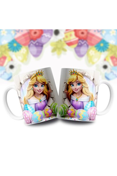 Velorina Princess Porcelain Mug – Colorful Character Print, Coffee/Tea Cup wi...