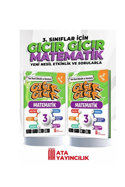Analiz Yayınları Ata Yayıncılık 3. Sınıf Gıcır Gıcır Matematik 1 ve 2. Kitap ...