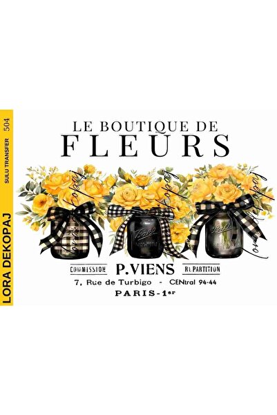 Lora Dekopaj Sulu Transfer Kağıdı - 504 25x35 cm