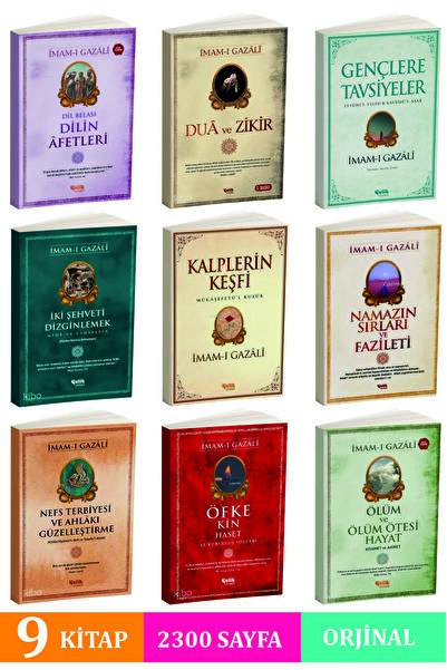 Buğday Kitap İmam-ı Gazali En Çok Okunan Kitapları (9 Kitap Set)