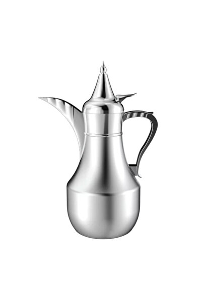 Rissa إبريق قهوة فاخر من الفولاذ المقاوم للصدأ بلون فضي لامع، سعة 65 مل. / 11...