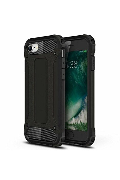 Techsuit iPhone 7 Hybrid Armor Case, Black