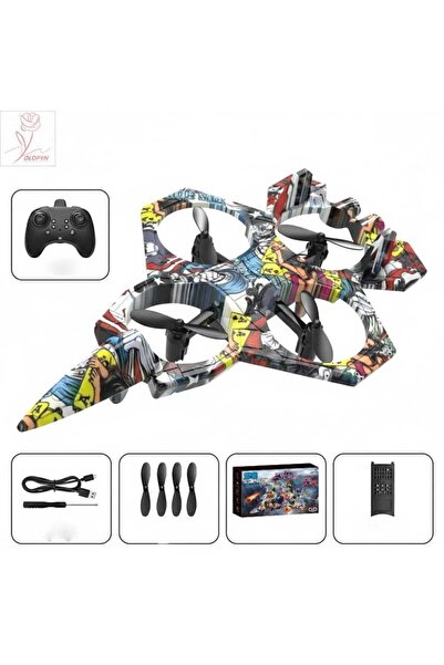 dehkah طائرة درون S8 قتالية RC سريعة بتردد 2.4 جيجاهرتز مع أضواء،شقلبة 360 در...