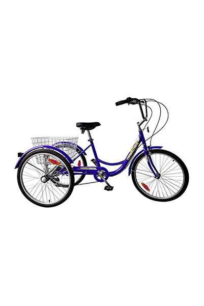 Leno Adult 20 Inch Tricycle Bicycle With Front Basket And Rear Basket