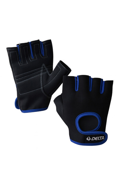 Delta Siyah Mavi Ağırlık Body Dambıl Halter Bisiklet Fitness Eldiveni Bilek C...