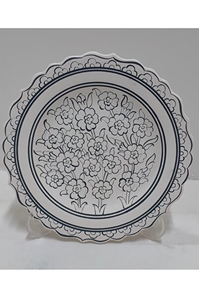 Çini İznik SiriuS 18 cm çapında el yapımı tahrirli tabak