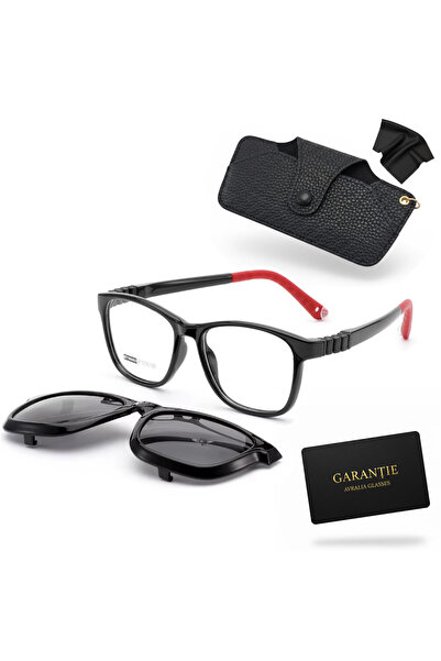 AVRALIA Rame Ochelari pentru Copii, Flexibila si Indestructibila, Clip-On cu ...