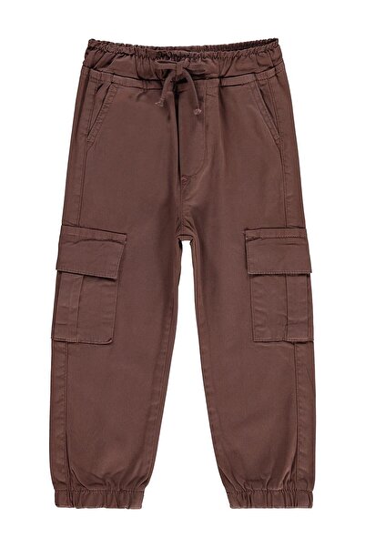 Civil Boys Pantaloni cu talie elastică și buzunare cargo pentru vârstele 2-5 ...