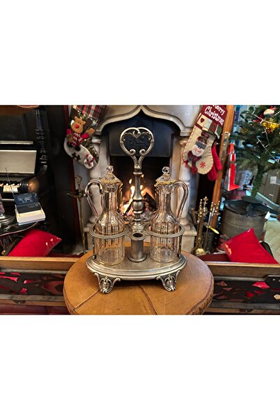 tayfuntufan antika koleksiyon Christofle Oil and Vinegar Set - Small Waste Co...