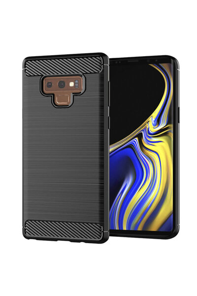 Techsuit Carcasă din silicon carbon pentru Samsung Galaxy Note 9, neagră