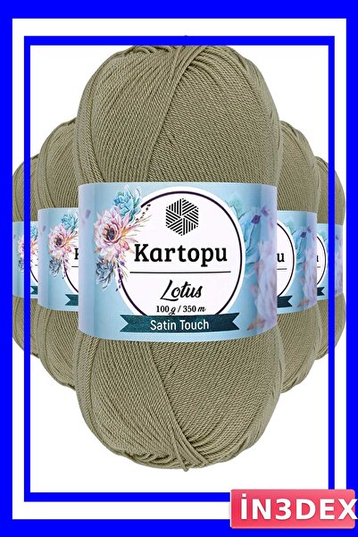 İN3DEX 5 Pieces of Knitting Yarn for Making Bikinis and Blouses