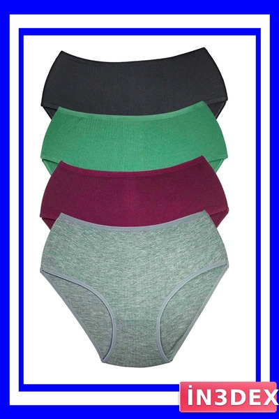 İN3DEX Set of 4 High Waist Bato Panties Comfortable for Daily Use