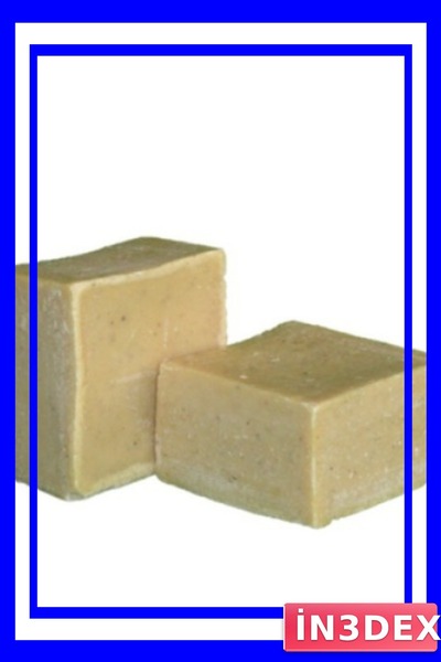 İN3DEX صابون الطين العضوي المصنوع يدويًا 130 جرام منظف طبيعي للبشرة