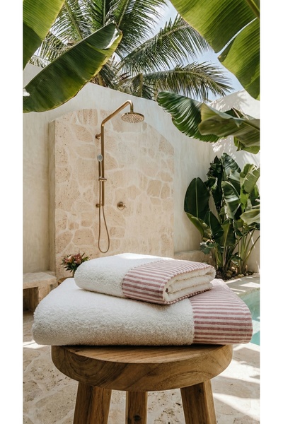 Minteks Moods Striped 100% Cotton 70X140Cm Bath Towel