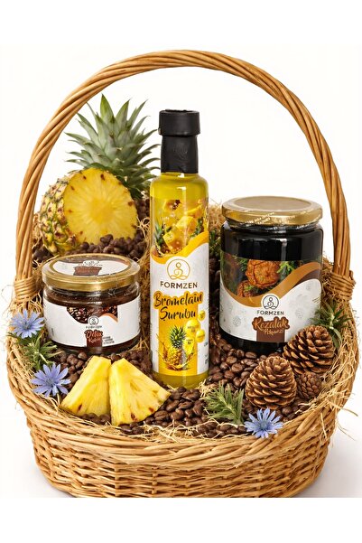 Formzen Fırsat Paketi – Hindiba Detox Kahve, Bromelain Şurubu ve Servi Kozala...